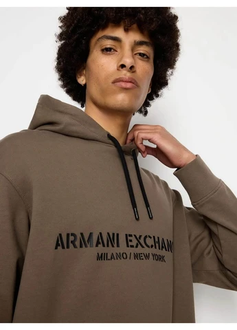 Худи 7702495 Коричневый WH4030 Armani Exchange (395096708)