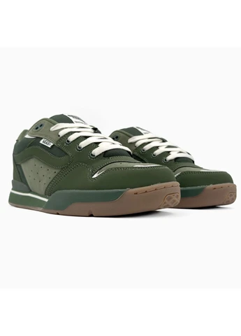 Зеленые летние кеды vans rowley xlt khaki ванс ровли хлт No Brand