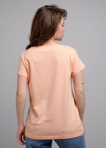 Помаранчева літня футболка жіноча 102815 Power