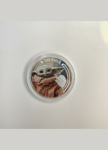 Сувенирная монета медаль "Грогу. Малыш Йода. Звездные войны. Мандалорец" SureGeek (316089538)