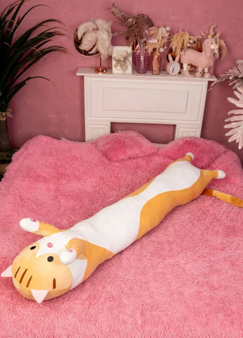 Большая мягкая игрушка Кот-батон 150 см плюшевая подушка обнимашка My Kigu (370145417)