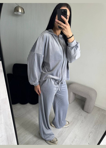 Женский велюровый костюм с кофтой и брюками. Adelante (334291844)