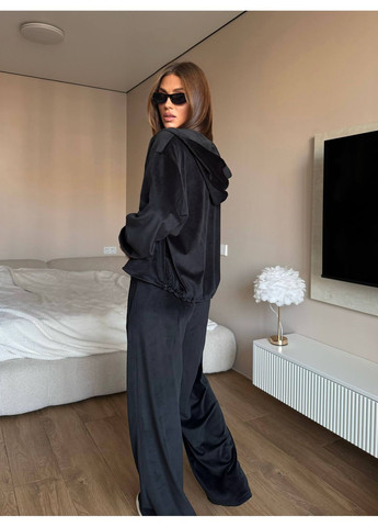 Костюм-Трійка (кофта+топ+штани) велюр No Brand (365063675)