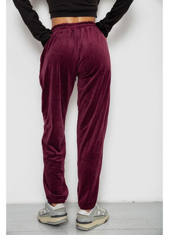 Спортивні штани велюрові жіночі на флісі, колір смарагдовий, 238R58645 Ager (356671930)