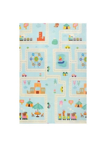 Двосторонній розвиваючий термокилимок EVA D-14710 Ведмежатко та дорога 200 х 180 см з сумкою Bambi (356893329)