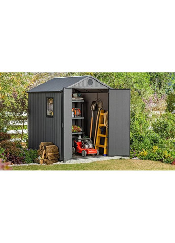 Садовый домик Darwin 6x6 190х182 см серый 249359 Keter (318440841)