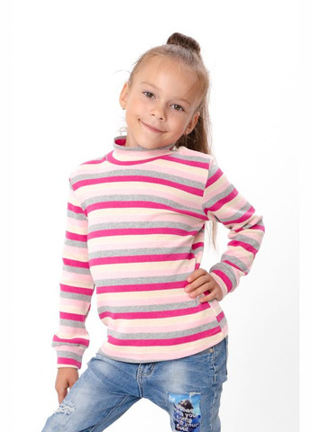 Утеплена водолазка для дівчинки в смужку HC (h001-6068-022-5) Be in fashion (346767233)