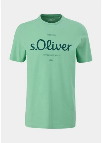 Комбинированная футболка 2128330.73d1 l фисташковый 2128330.73d1 S.Oliver