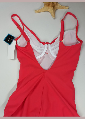 Кораловий літній модний суцільний купальник малинового кольору 6177wh шантель Chantelle