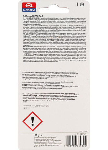 Освіжувач повітря "Червоні фрукти" Fresh Bag Red Fruits 30g (909393-46887) Dr. Marcus (368602014)