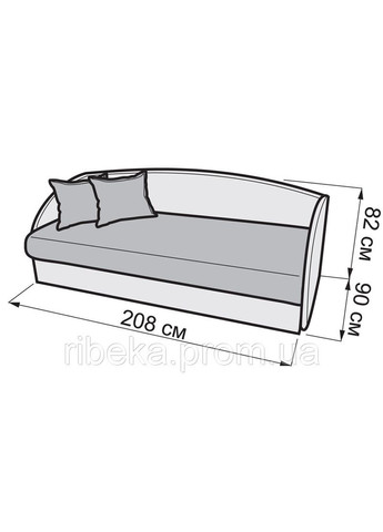 Детский диван Мульти 4 ТМ No Brand (322500514)