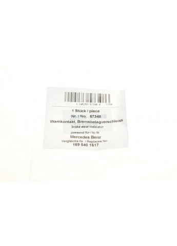 Датчик износа тормозных колодок (передних) MB E-class (W211/W212)/S-class (W220)/C-class (W204) 57348 (opt-om) AIC (345752944)