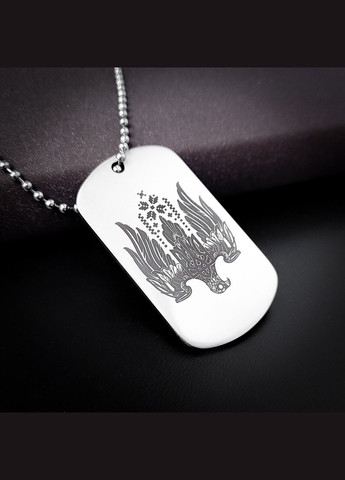 Жетон ЗСУ з нержавіючої сталі з ланцюжком. Жетон для 115 ОМБр - 115-та окрема механізована бригада No Brand (300369508)