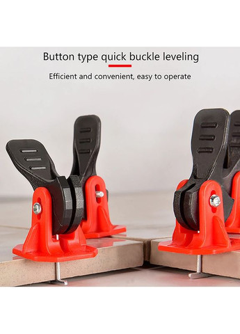 Багаторазова система вирівнювання плитки 1,5 мм СВП 50 шт / уп. червона для плитки 8-12 мм No Brand (361441795)