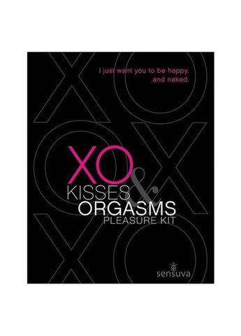 Подарунковий набір XO Kisses & Orgasms (бальзам для губ з феромонами і рідкий вібратор) Sensuva (371391141)