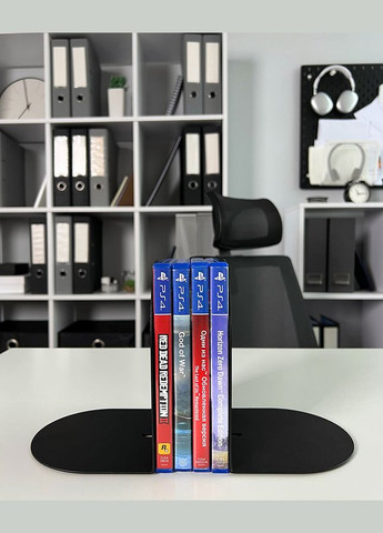Тримачі для книг (комплект 2 шт) чорні Nice & Cozy stand (294837626)