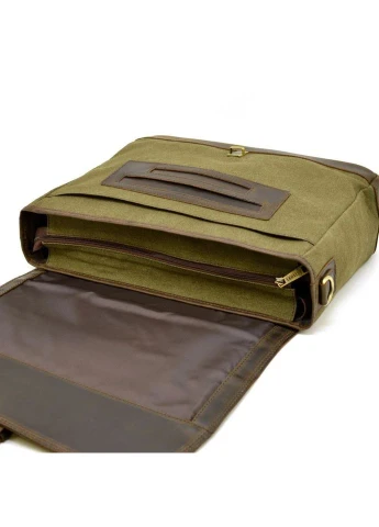 Чоловіча сумка Tarwa RH-1809-4lx зі шкіри та канвасу 38×29.5×10 см No Brand (400878422)