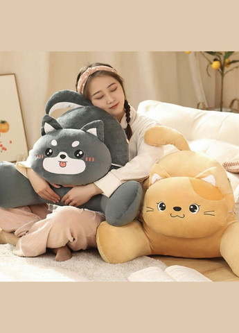 М'яка іграшкаподушка під спину, Ортопедична подушка для читання з окремою додатковою подушкою, Котик Fun Cat (303137191)