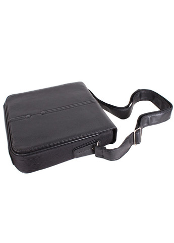 Мужская сумка из кожзама 302506 черная No Brand (370848445)