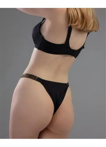 Черный демисезонный комплект - гладкий, поролон, без косточек Victoria's Secret