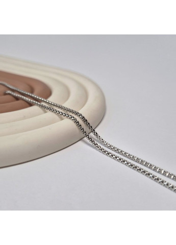 Срібний ланцюжок Кругла цепочка см срібло 925 проби Родоване gw200rod 3.45г Nobrand (369974976)