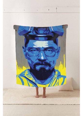 Плед патриотический 3D Теплая химия Плед с образами из сериала "Во все тяжкие" 29583 180х215 см FlexDress (368761660)