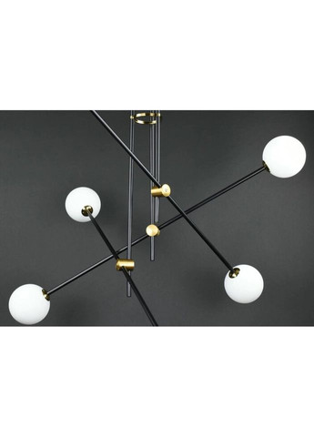 Люстра стельова на 6 лампочок 27517 Чорний 78-115х96х96 см. Sunnysky (324396024)