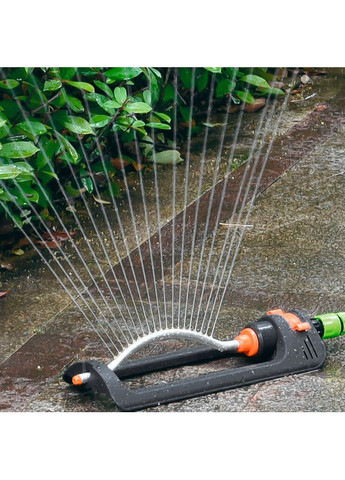 Ороситель осциллирующий регулируемый алюминиевый Blue Bird для огорода и сада 19 отверстий 180 градусов Black (BB-3320) Bluebird (350349354)