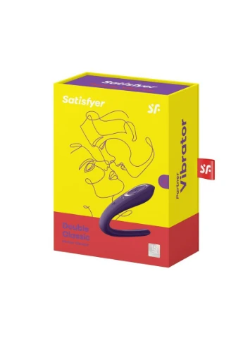 Вибромассажер для двоих DOUBLE CLASSIC Satisfyer (383076391)