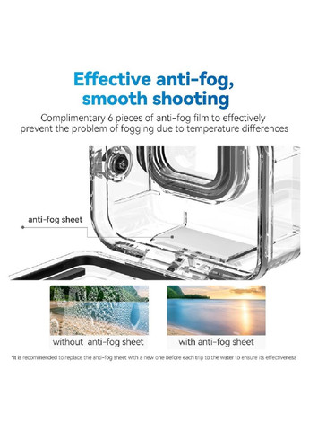 Защитный бокс аквабокс двойного назначения для экшн камер GoPro Hero 12, 11, 10, 9 Black (476520-Prob) Unbranded (283323607)