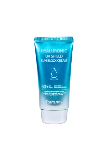 FarmStay Солнцезащитный крем для лица Hyaluronic UV Shield Sun Block с гиалуроновой кислотой SPF50+ PA+++ — Крем, Южная Корея (302728008)