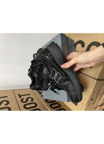 КРОССОВКИ ЖЕНСКИЕ NEW BALANCE 1906D BLACK LEATHER PREMIUM НЬЮ БЕЛАНС 1906D No Brand чёрные демисезоны (367169107)