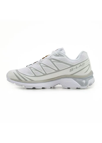 КРОССОВКИ ЖЕНСКИЕ SALOMON S/LAB XT-6 WHITE SILVER САЛОМОН ХТ 6 БЕЛЫЕ No Brand белые демисезоны (391949423)
