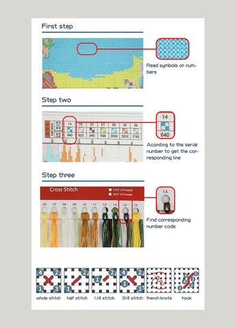 Набір для вишивання за нанесеною на канву схемою "Cute Rabbit 2". AIDA 14CT printed, 17*22 см Joy Sunday (313614197)