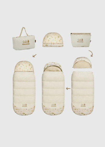 Детский спальник с капюшоном B300 CNH22SD001, бежевый Naturehike (361056135)