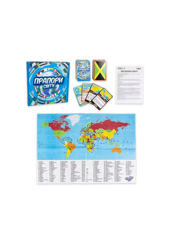 Настільна гра Прапори світу, (укр.) Strateg (293056429)