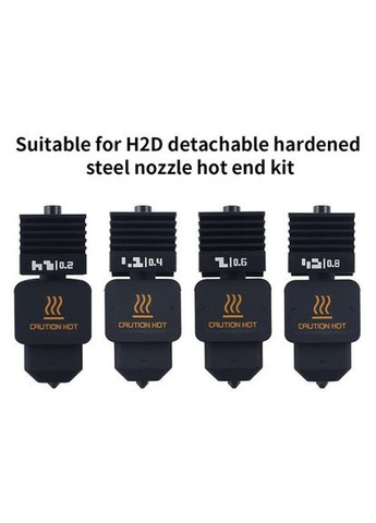 Комплект знімних хот-ендів із загартованої сталі 0,6 мм для Bambu Lab H2D A1/A1 Mini FYSETC (354338183)