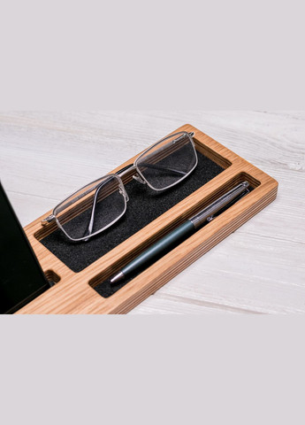 Підставка для смартфона «iStation» Зручний органайзер під телефон та окуляри EcoWalnut (294052412)