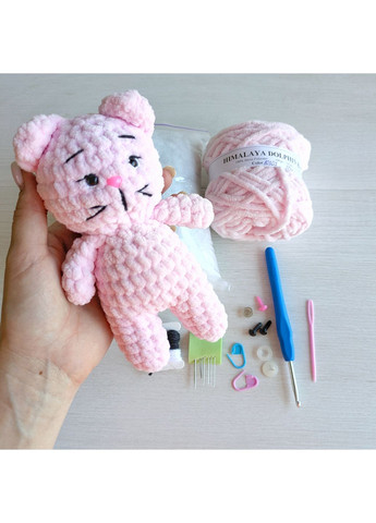 Набор для вязания котика (розовый) Hand Made (365250666)