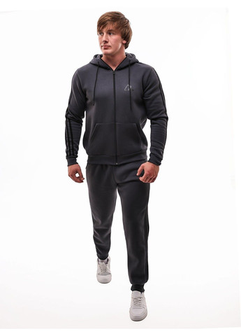 Темно-серый костюм спортивный мужской ЕДЕЛЬВЕЙС