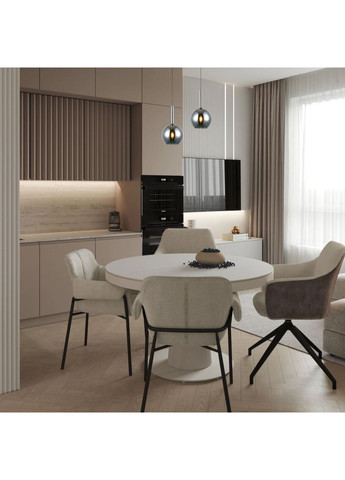 Підвіс 18см з графітовим плафоном (800-P3232B-1 CL) No Brand (370071443)