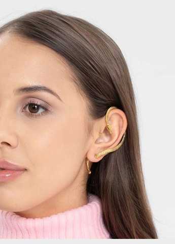 Элегантный кафф клипс на ухо в форме змеи Змея серьга Earcuff No Brand (339869772)