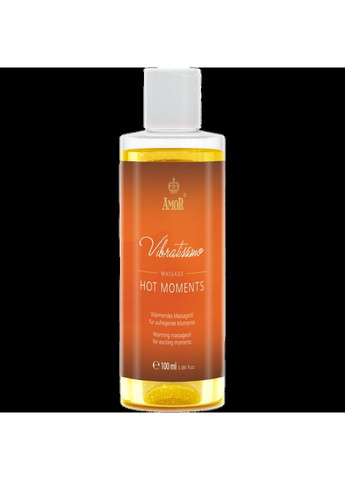 Масло для массажа с согревающим эффектом, эротическое массажное масло Vibratissimo Hot Moments 100 мл Orion (317747273)