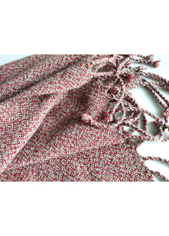 Тканый бордово-серый шарф ручной работы из мериноса No Brand (365818562)