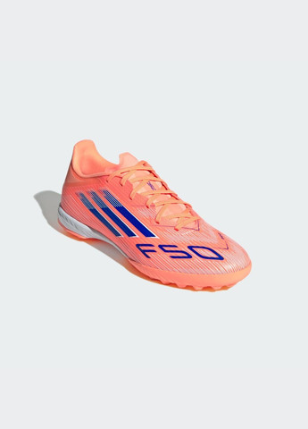 Помаранчеві літні бутси f50 league turf adidas