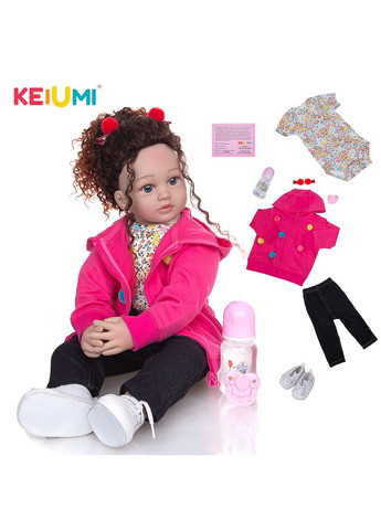 Кукла Реборн девочка Кристинка винилсиликоновая 60 см (М15240146) KEIUMI (301021274)