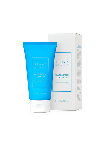 Мужская пенка для умывания. Пенька для бритья. 150 мл. Multi-action Cleanser -Корея. Atomy (303119748)