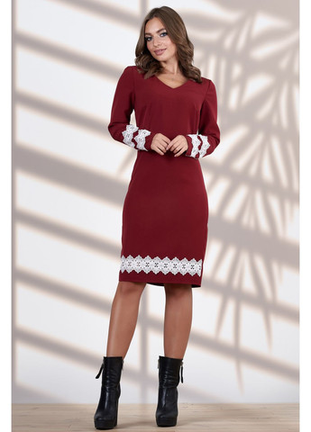 Темно-красное платье 913.2454 Seventeen