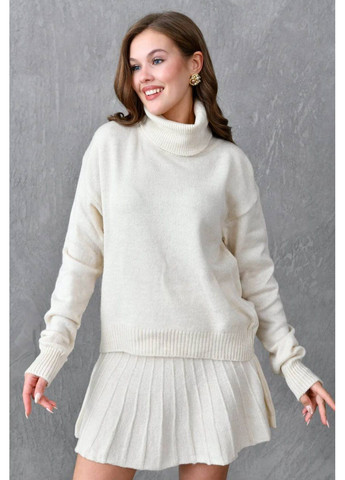 Стильний турецький костюм (светр оверсайз + спідниця-трапеція) ✨ ЗАМІР В ОПИСІ Vione (370285264)