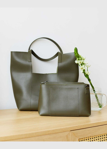 Женская сумка 2в1 серая Трейс: шопер и кроссбоди (znocha-sumka-trejs) WeLassie (342199668)